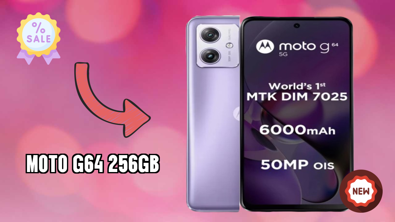 Moto G64 256GB Price Drop: Now Available at Just ₹16,889