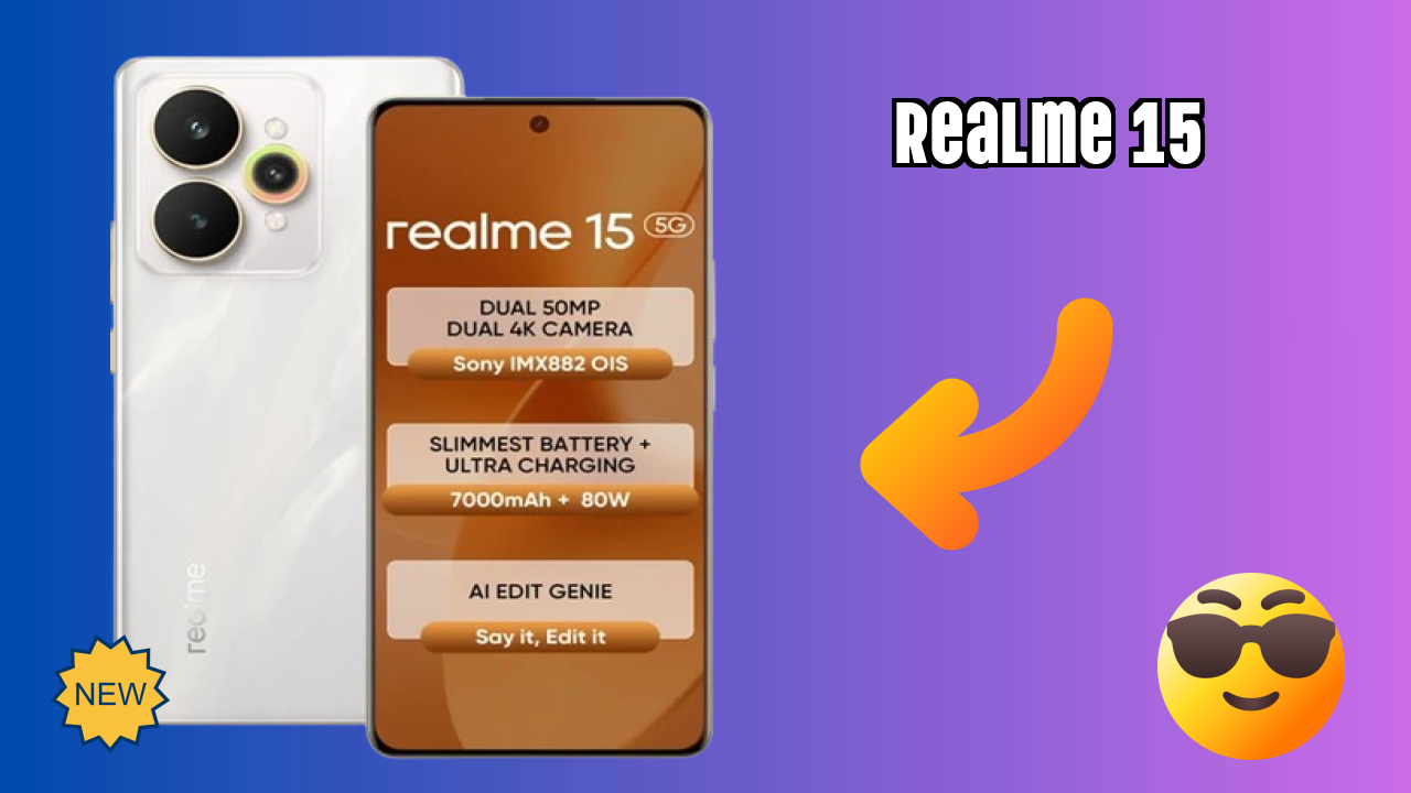 Realme 15 Display Size: 6.8 Inches (17.27 Cm) Screen Test