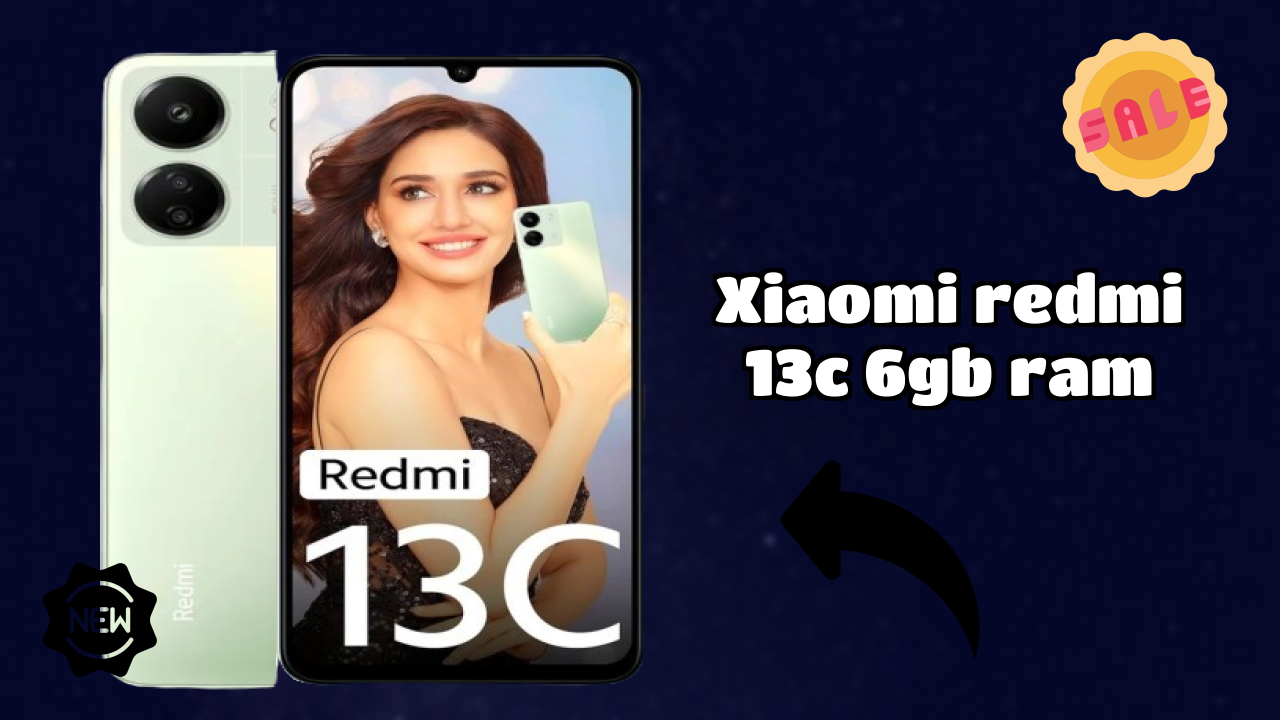 Xiaomi Redmi 13C 6GB RAM Display Analysis: 6.74 Inches (17.12 Cm) Screen